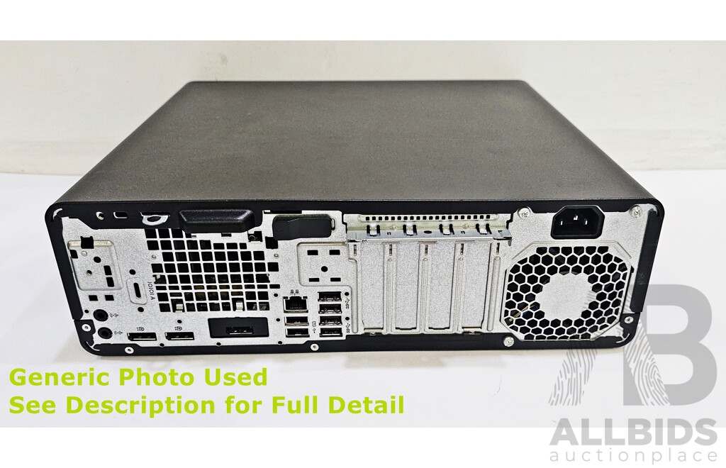 HP EliteDesk 800 G4 SFF Intel Core I7 (8700) 3.20GHz-4.60GHz 6-Core CPU Desktop Computer