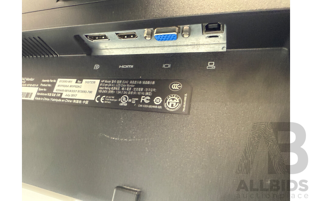 HP EliteDisplay (E242) 24-Inch (1920 X 1200) Widescreen LCD Monitor