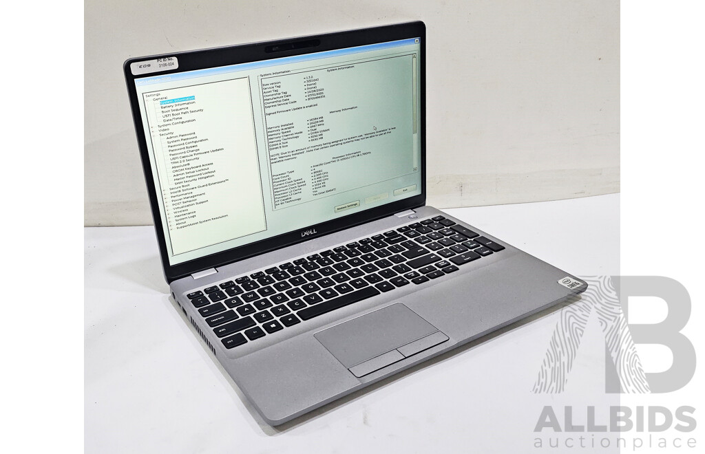 Dell Latitude 5510 Intel Core I5 (10310U) 1.70GHz-4.40GHz 4-Core CPU 15.6-Inch FHD Laptop