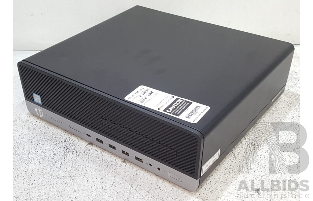 HP EliteDesk 800 G4 SFF Intel Core i7 (8700) 3.20GHz-4.60GHz 6-Core CPU Desktop Computer