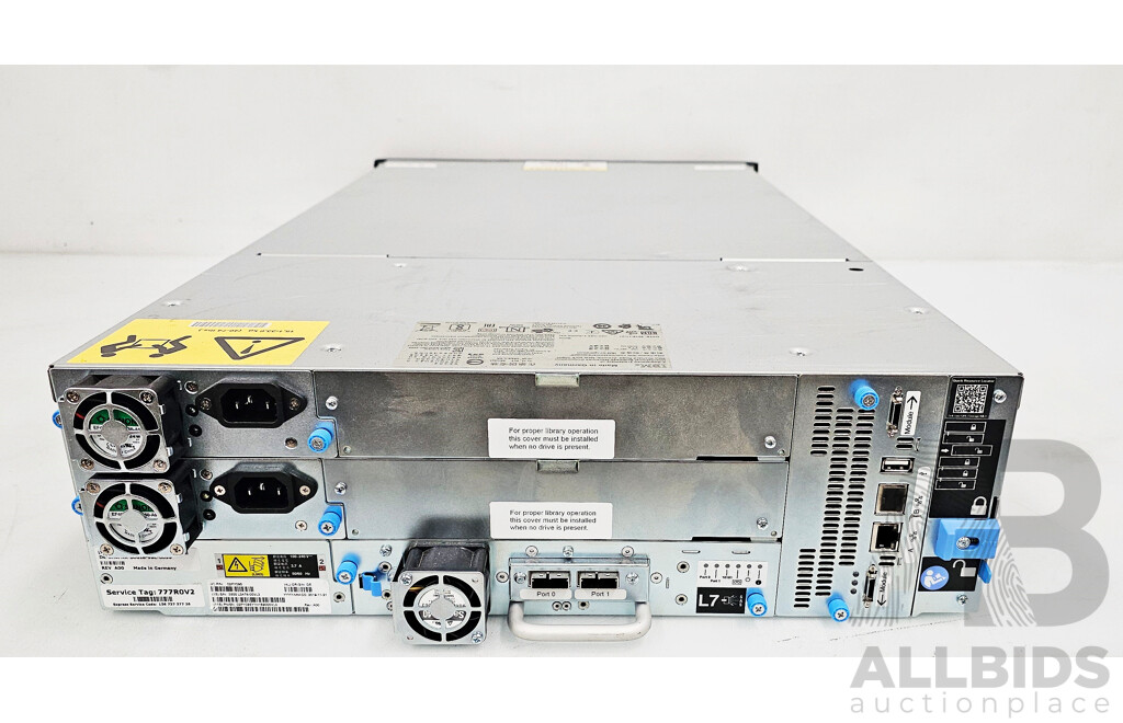 Dell EMC ML3 3RU Rack-Mountable Tape Library