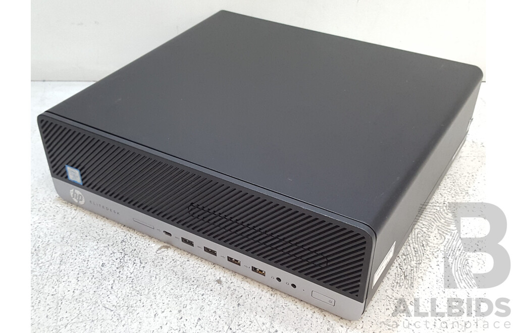 HP EliteDesk 800 G4 SFF Intel Core i7 (8700) 3.20GHz-4.60GHz 6-Core CPU Desktop Computer