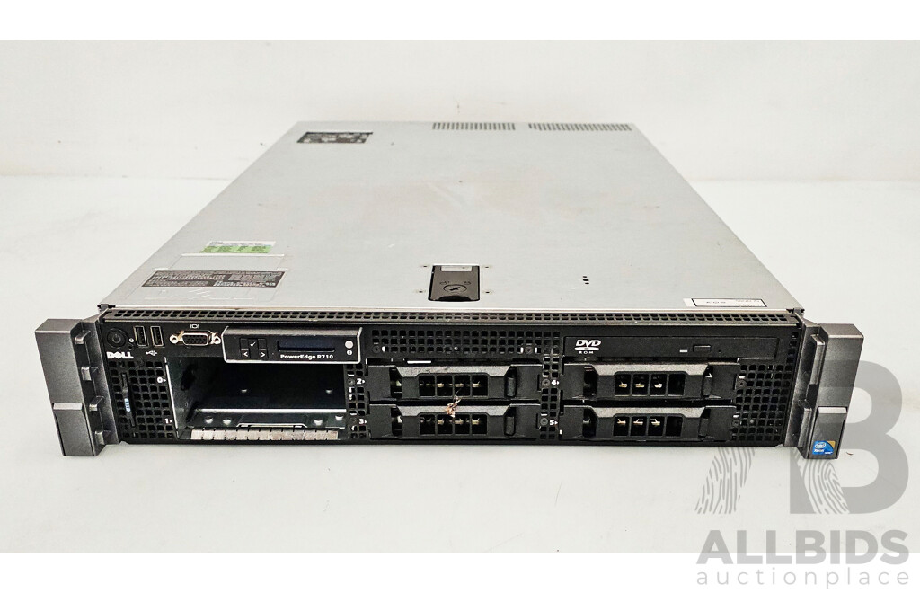 Dell PowerEdge R710 Dual Intel Xeon (X5650) 2.66GHz-3.06GHz 6-Core CPU 2RU Server W/ 96GB DDR3