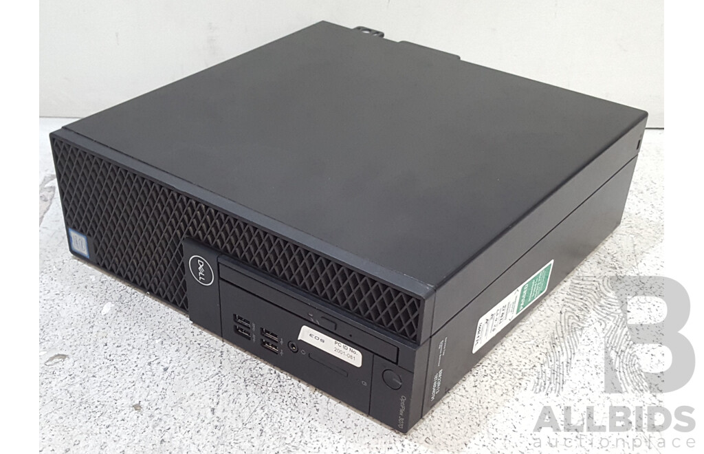 Dell OptiPlex 3070 Intel Core i7 (9700) 3.00GHz-4.70GHz 8-Core CPU Desktop Computer