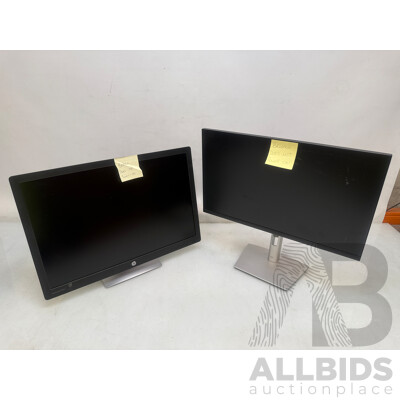 HP EliteDisplay (E242) + Dell P2422H (Not Powering ON)