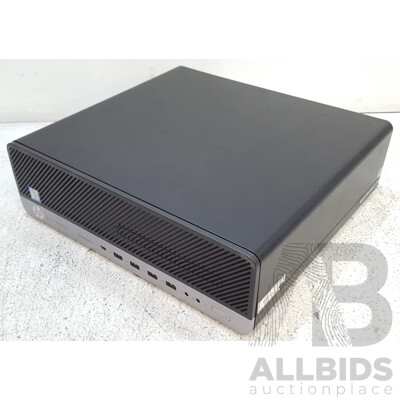 HP EliteDesk 800 G4 SFF Intel Core i7 (8700) 3.20GHz-4.60GHz 6-Core CPU Desktop Computer