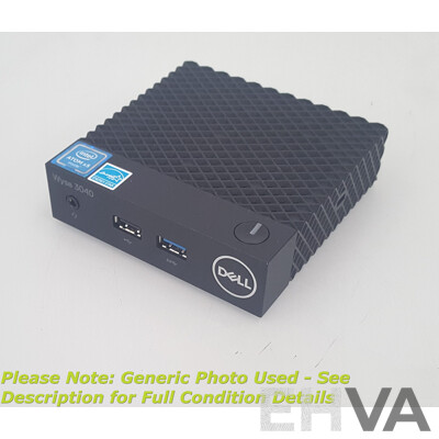 Dell Wyse 3040 Intel Atom x5 (Z8350) 1.44GHz-1.92GHz 4-Core CPU Thin Client w/ Power Supply