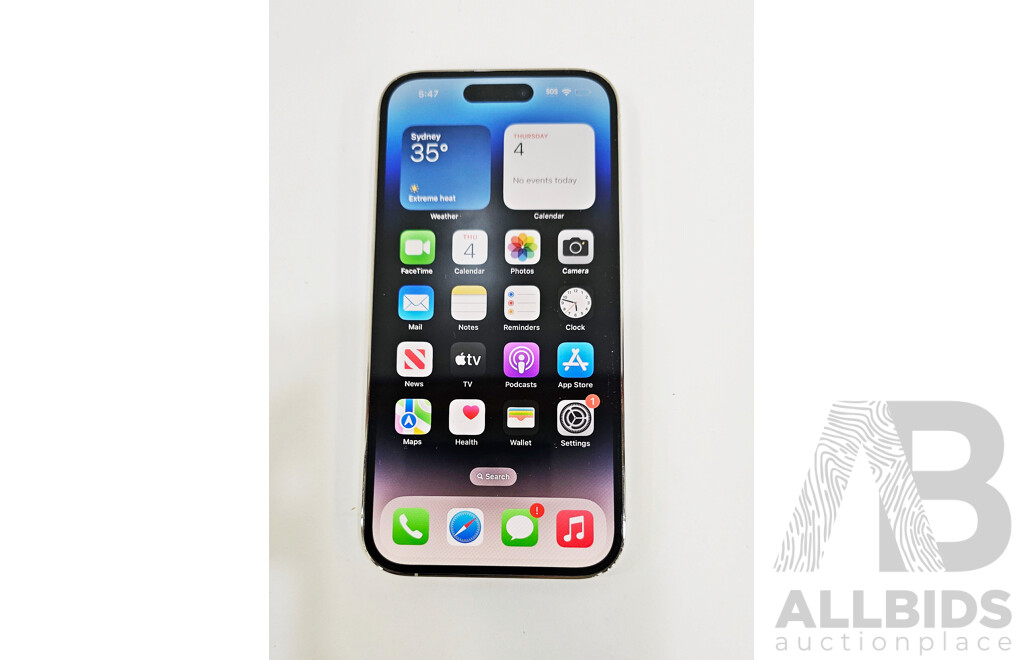 Apple (A2890) 6.1-Inch LTE 256GB IPhone 14 Pro (Silver)