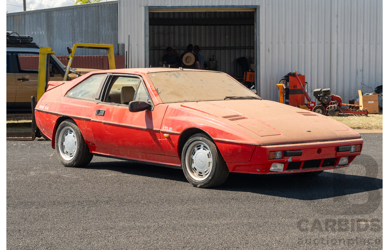 01/1986 Lotus Eclat Excel S.E. 2d Coupe Calypso Red 2.2L - Personal Import 10/1994