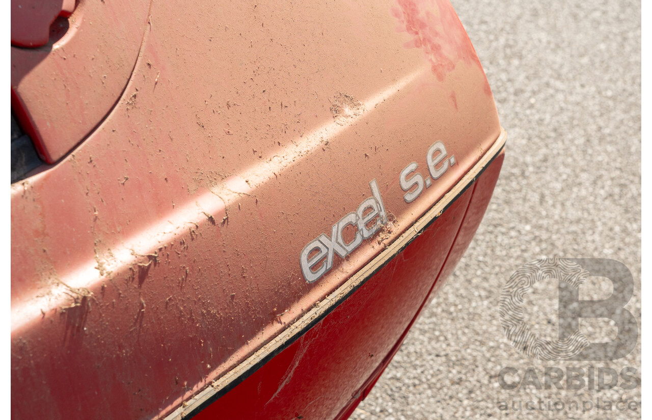 01/1986 Lotus Eclat Excel S.E. 2d Coupe Calypso Red 2.2L - Personal Import 10/1994