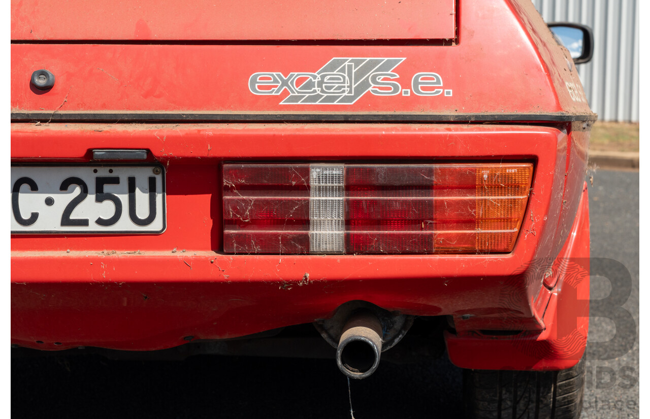 01/1986 Lotus Eclat Excel S.E. 2d Coupe Calypso Red 2.2L - Personal Import 10/1994