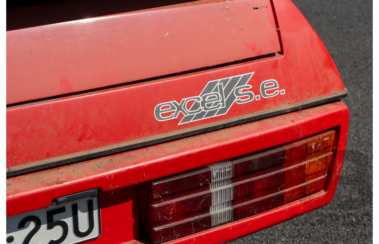 01/1986 Lotus Eclat Excel S.E. 2d Coupe Calypso Red 2.2L - Personal Import 10/1994