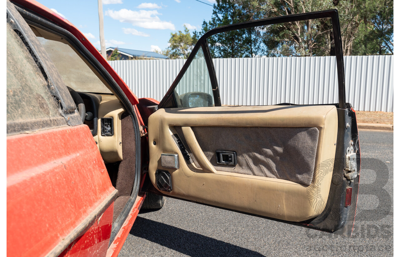 01/1986 Lotus Eclat Excel S.E. 2d Coupe Calypso Red 2.2L - Personal Import 10/1994