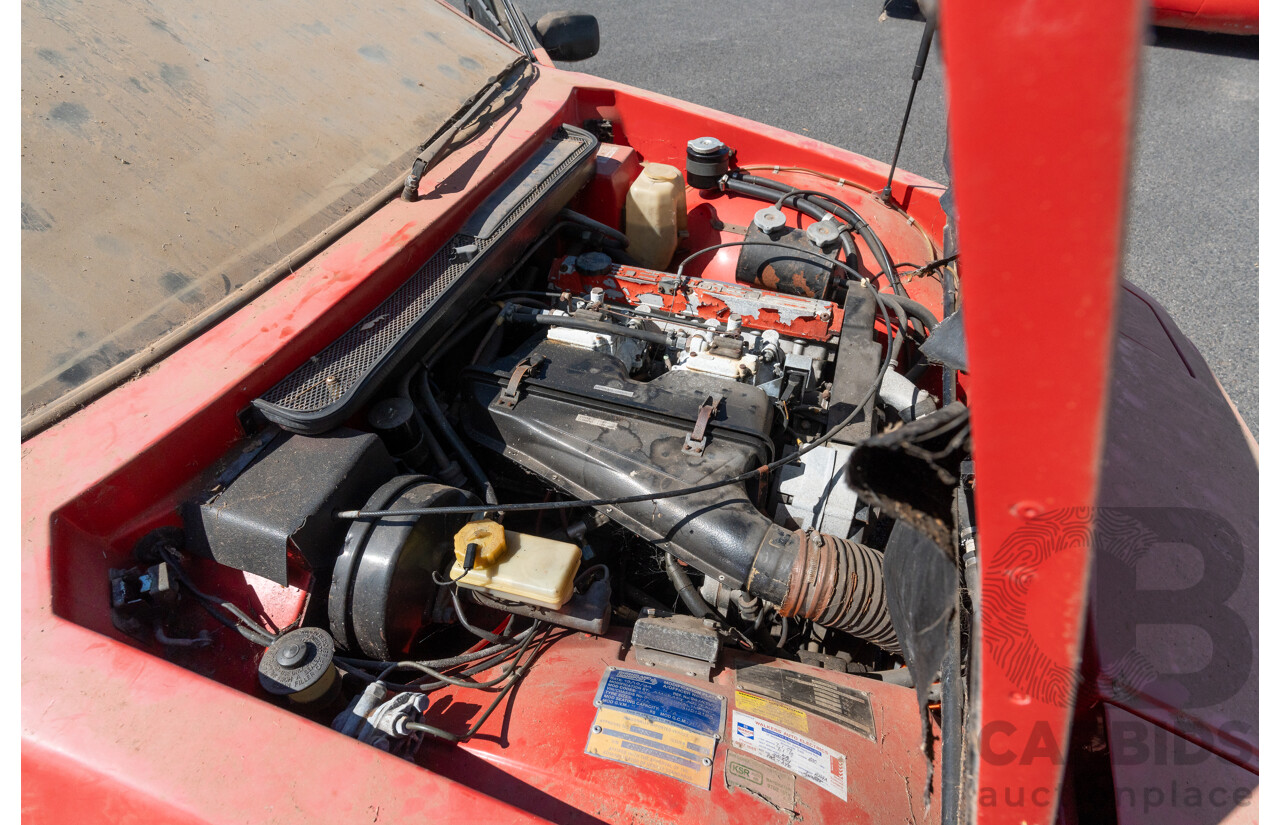 01/1986 Lotus Eclat Excel S.E. 2d Coupe Calypso Red 2.2L - Personal Import 10/1994