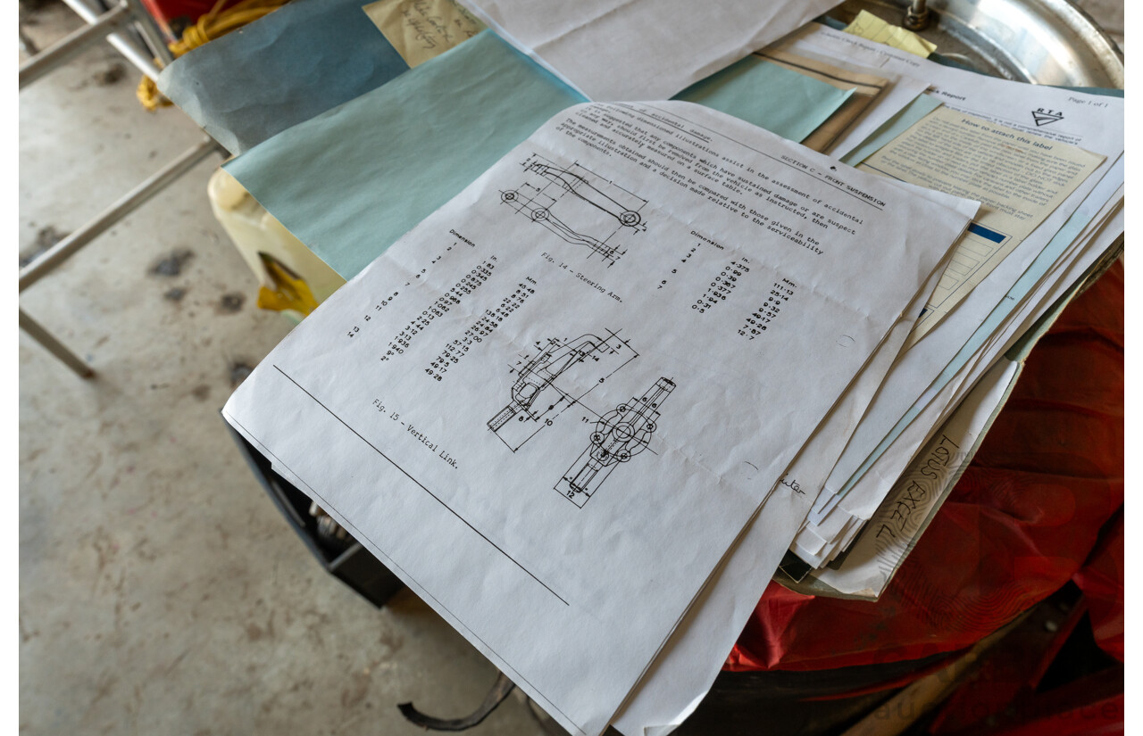 01/1986 Lotus Eclat Excel S.E. 2d Coupe Calypso Red 2.2L - Personal Import 10/1994