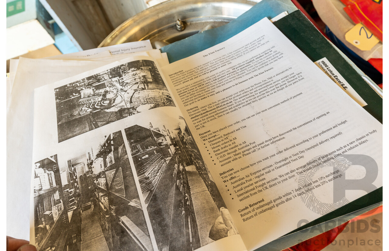 01/1986 Lotus Eclat Excel S.E. 2d Coupe Calypso Red 2.2L - Personal Import 10/1994