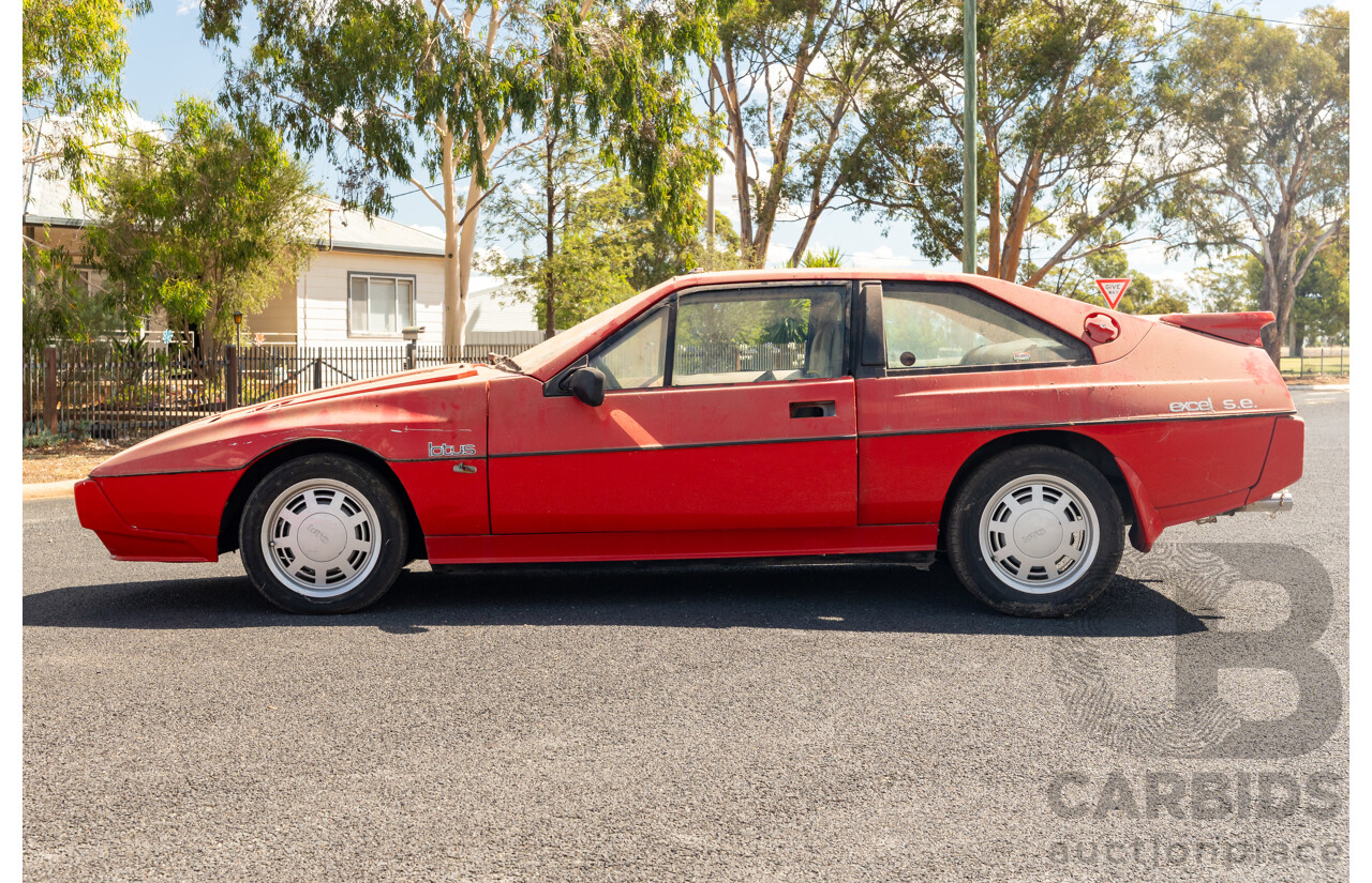 01/1986 Lotus Eclat Excel S.E. 2d Coupe Calypso Red 2.2L - Personal Import 10/1994