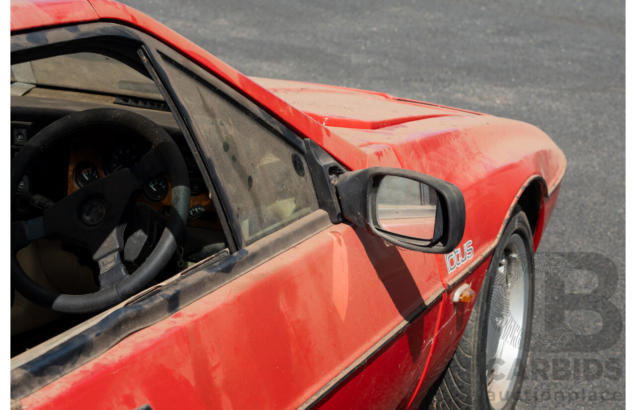 01/1986 Lotus Eclat Excel S.E. 2d Coupe Calypso Red 2.2L - Personal Import 10/1994