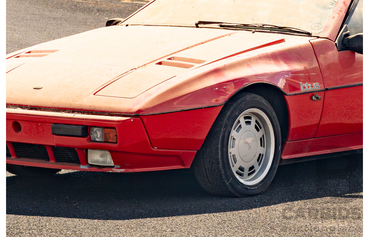 01/1986 Lotus Eclat Excel S.E. 2d Coupe Calypso Red 2.2L - Personal Import 10/1994