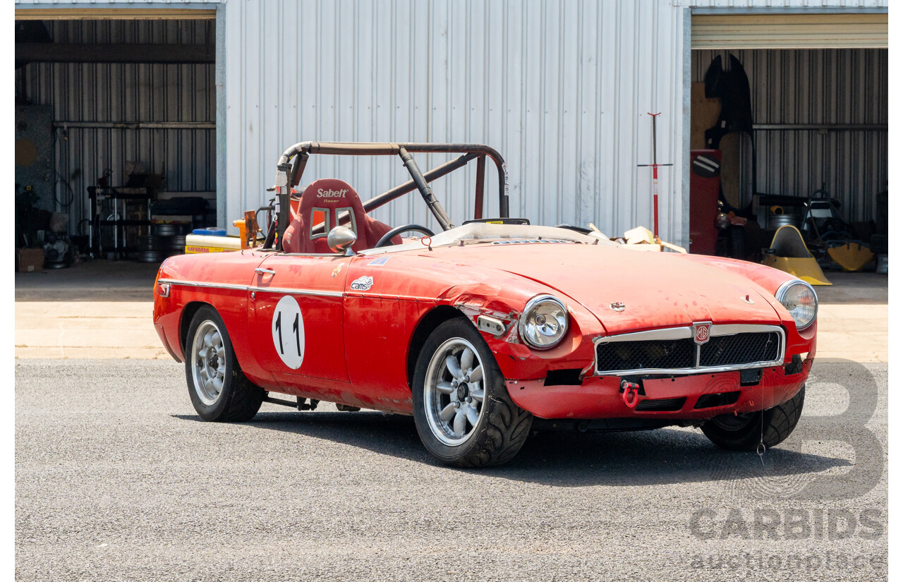 2/1977 British Leyland M.G. MGB 2d Roadster Red 1.8L - Modified and CAMS Logbooked for Hillclimb / Rally