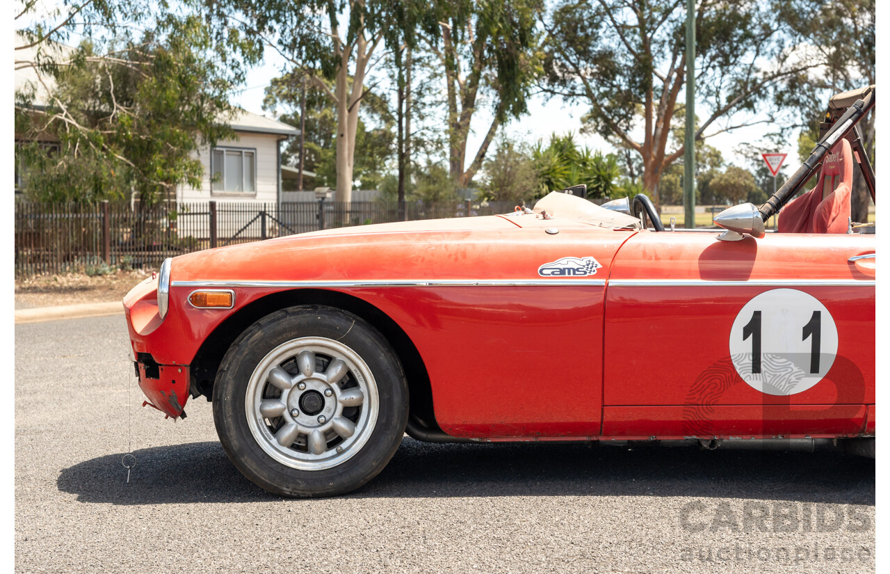 2/1977 British Leyland M.G. MGB 2d Roadster Red 1.8L - Modified and CAMS Logbooked for Hillclimb / Rally