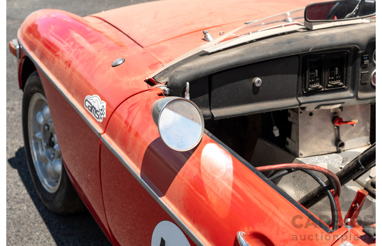 2/1977 British Leyland M.G. MGB 2d Roadster Red 1.8L - Modified and CAMS Logbooked for Hillclimb / Rally