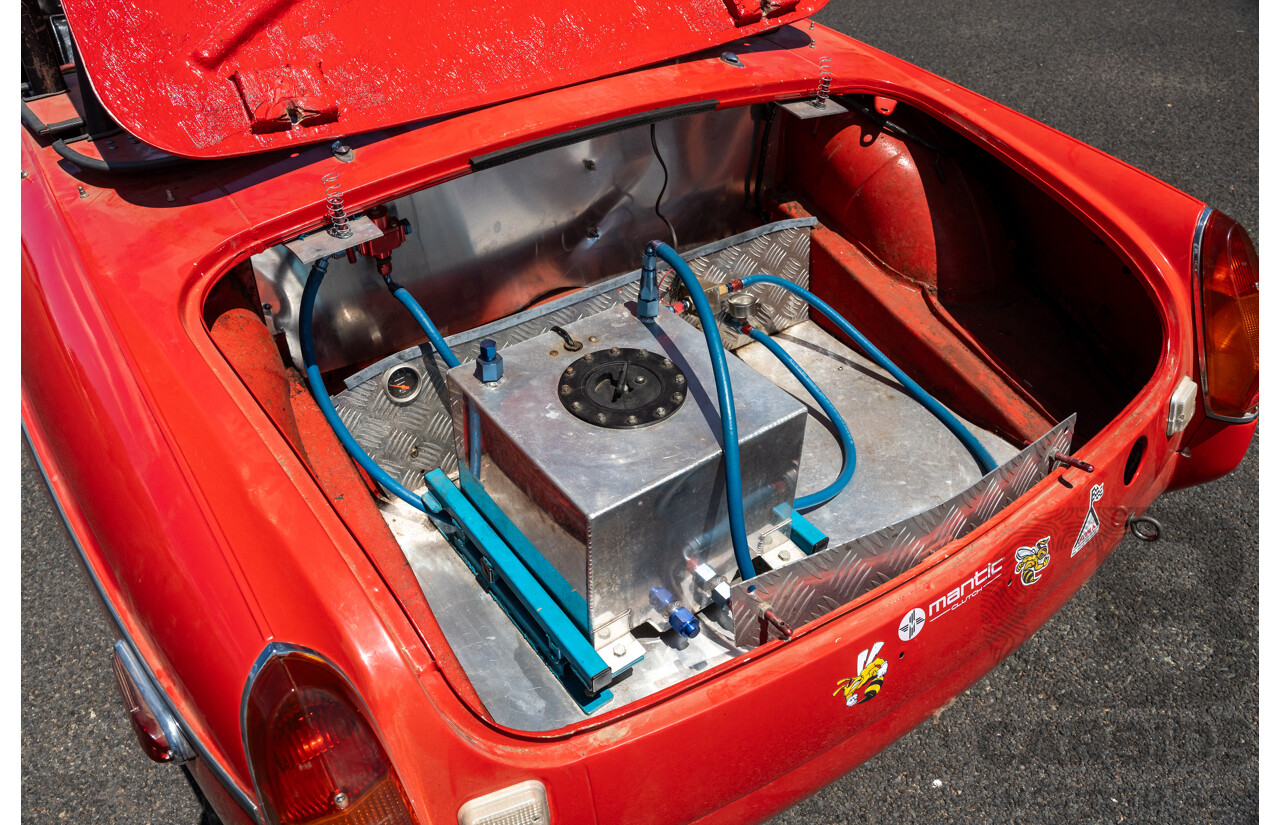 2/1977 British Leyland M.G. MGB 2d Roadster Red 1.8L - Modified and CAMS Logbooked for Hillclimb / Rally