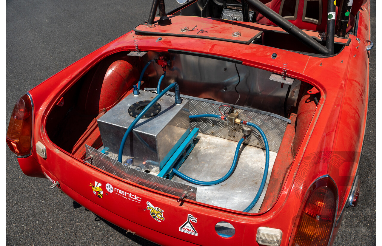 2/1977 British Leyland M.G. MGB 2d Roadster Red 1.8L - Modified and CAMS Logbooked for Hillclimb / Rally