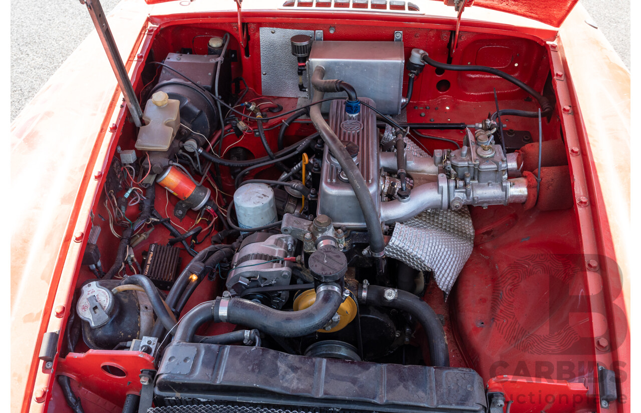 2/1977 British Leyland M.G. MGB 2d Roadster Red 1.8L - Modified and CAMS Logbooked for Hillclimb / Rally