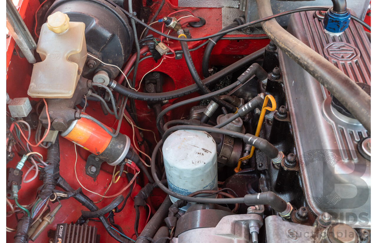 2/1977 British Leyland M.G. MGB 2d Roadster Red 1.8L - Modified and CAMS Logbooked for Hillclimb / Rally