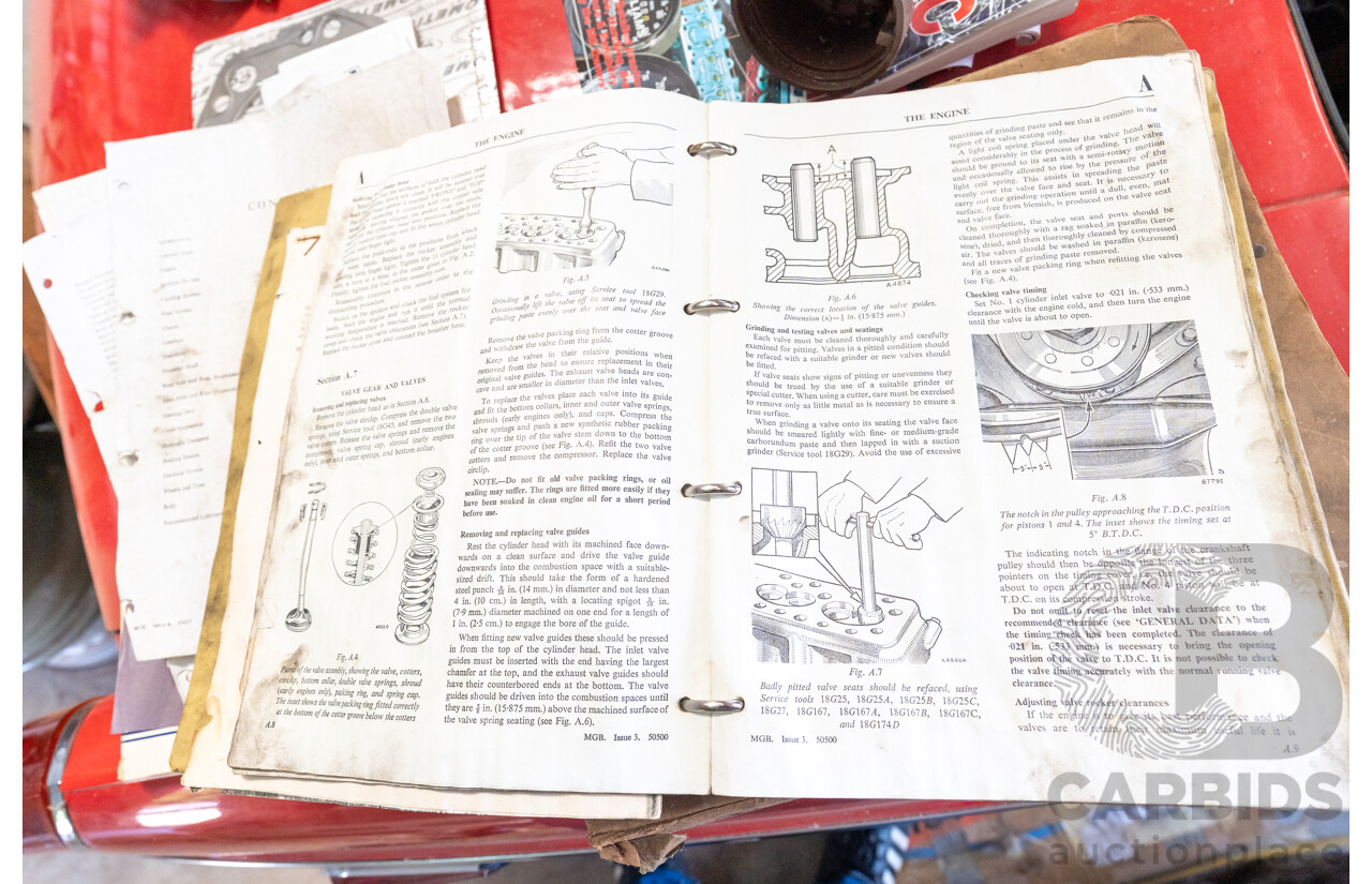 2/1977 British Leyland M.G. MGB 2d Roadster Red 1.8L - Modified and CAMS Logbooked for Hillclimb / Rally