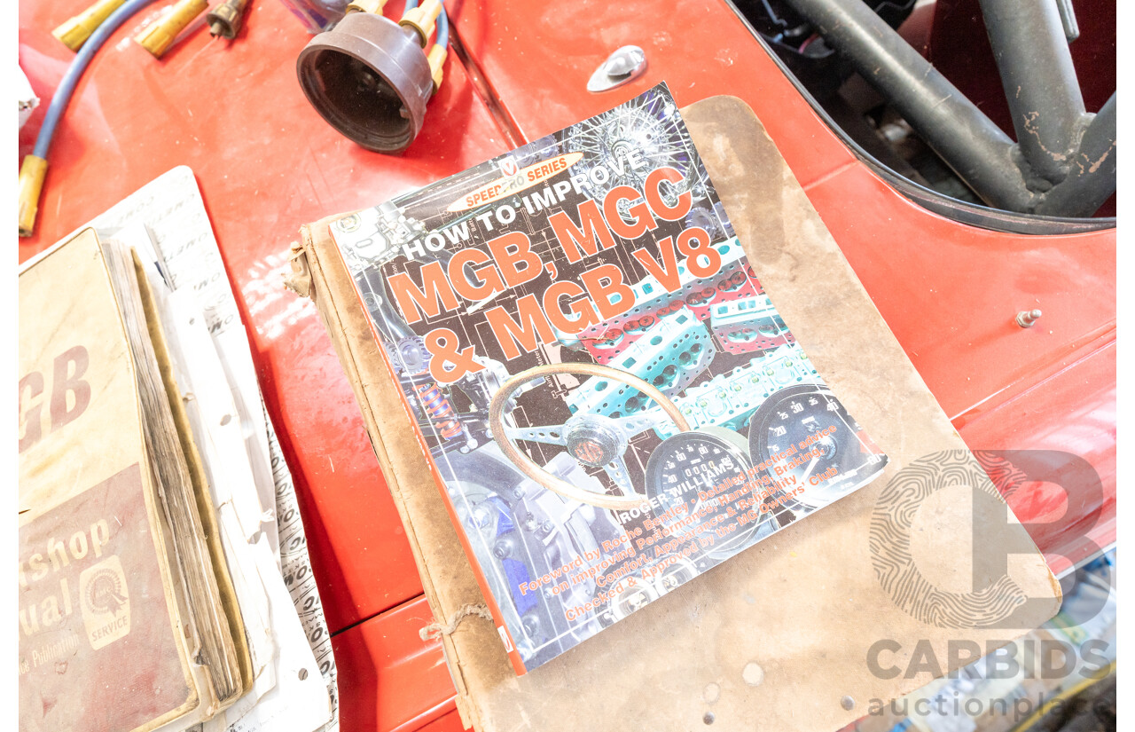 2/1977 British Leyland M.G. MGB 2d Roadster Red 1.8L - Modified and CAMS Logbooked for Hillclimb / Rally