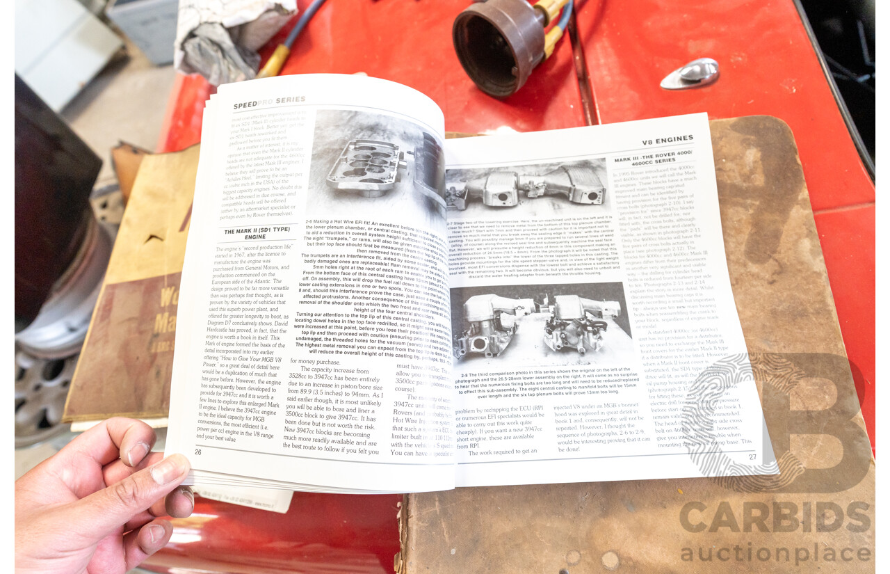 2/1977 British Leyland M.G. MGB 2d Roadster Red 1.8L - Modified and CAMS Logbooked for Hillclimb / Rally