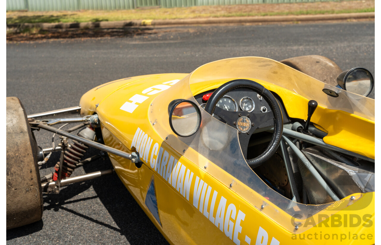 Circa 1969 Renmax F2/BN3 Race Car Yellow Alfa Romeo 1.6L - CAMS Logbooked