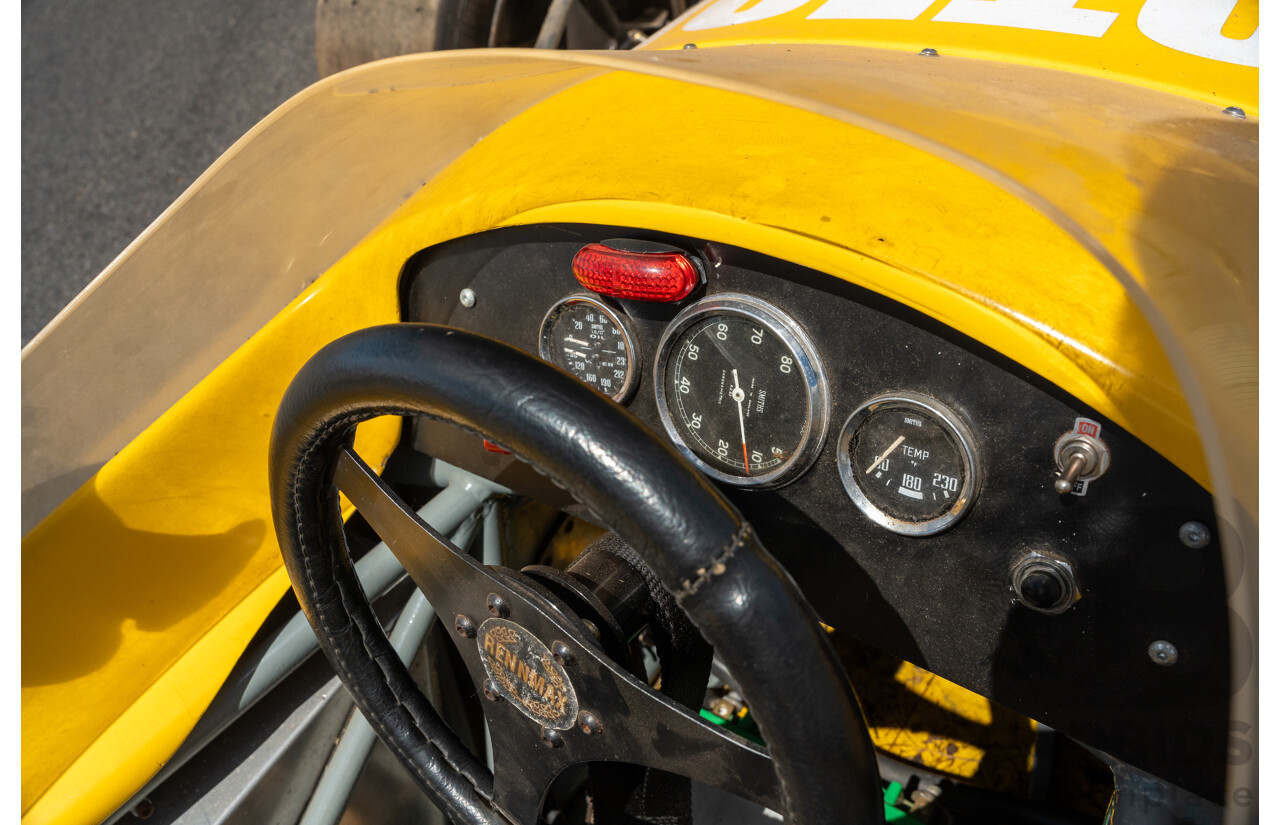 Circa 1969 Renmax F2/BN3 Race Car Yellow Alfa Romeo 1.6L - CAMS Logbooked