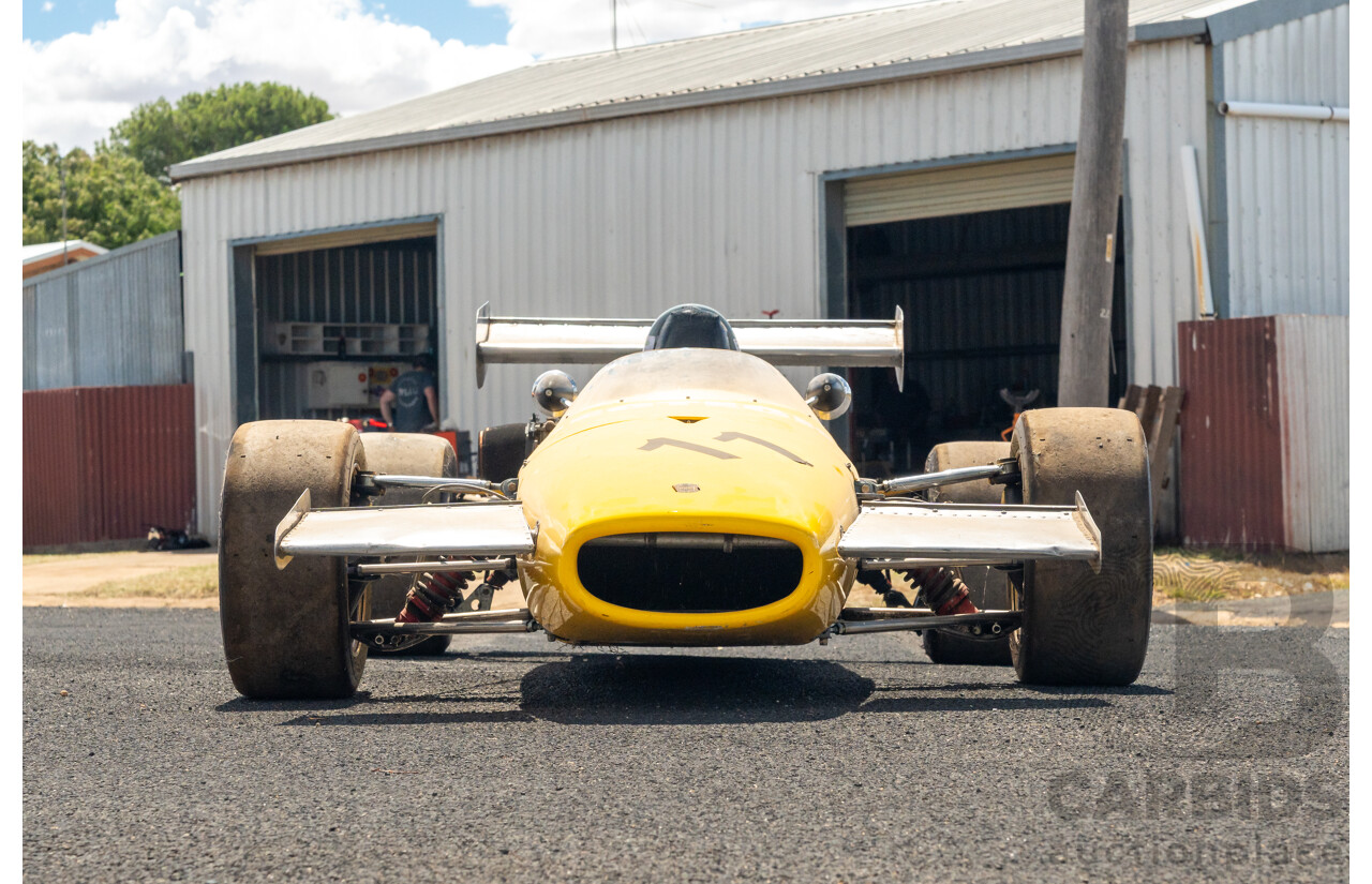 Circa 1969 Renmax F2/BN3 Race Car Yellow Alfa Romeo 1.6L - CAMS Logbooked
