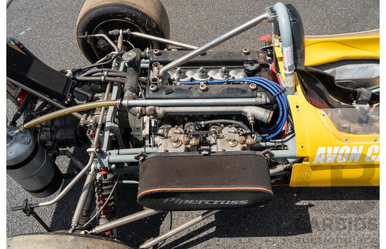 Circa 1969 Renmax F2/BN3 Race Car Yellow Alfa Romeo 1.6L - CAMS Logbooked