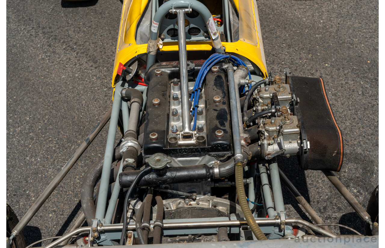 Circa 1969 Renmax F2/BN3 Race Car Yellow Alfa Romeo 1.6L - CAMS Logbooked