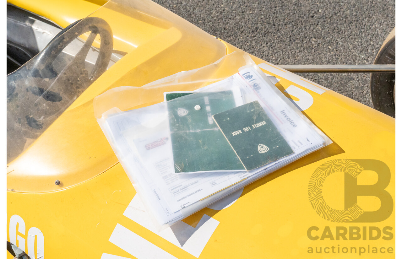 Circa 1969 Renmax F2/BN3 Race Car Yellow Alfa Romeo 1.6L - CAMS Logbooked