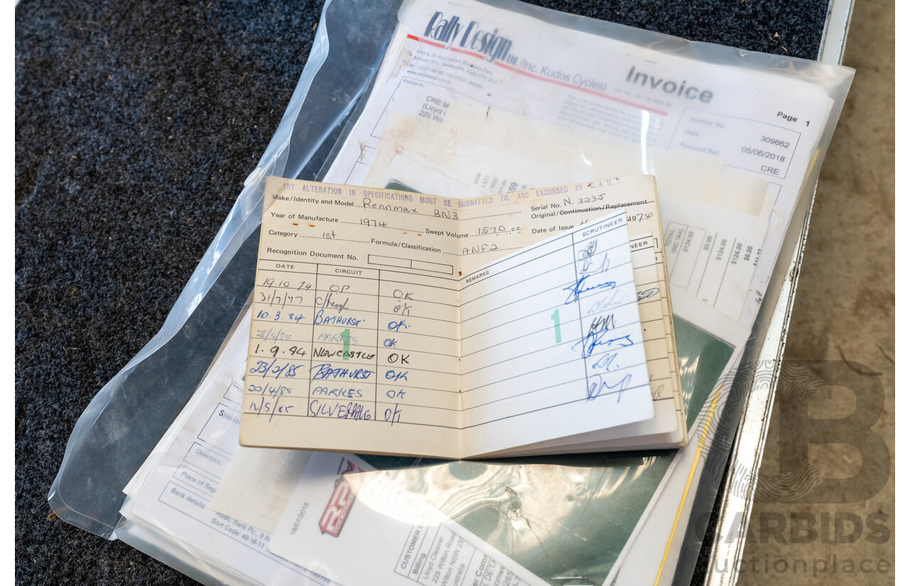 Circa 1969 Renmax F2/BN3 Race Car Yellow Alfa Romeo 1.6L - CAMS Logbooked