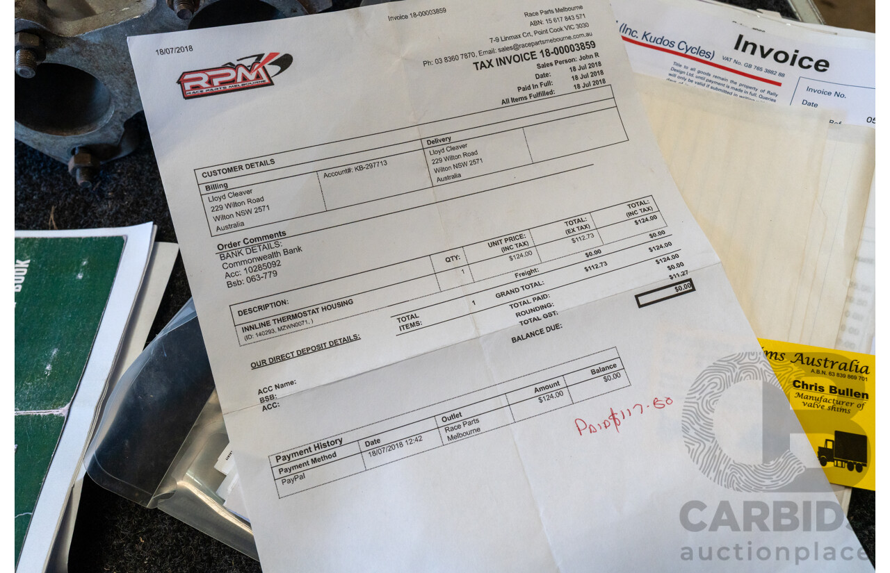 Circa 1969 Renmax F2/BN3 Race Car Yellow Alfa Romeo 1.6L - CAMS Logbooked