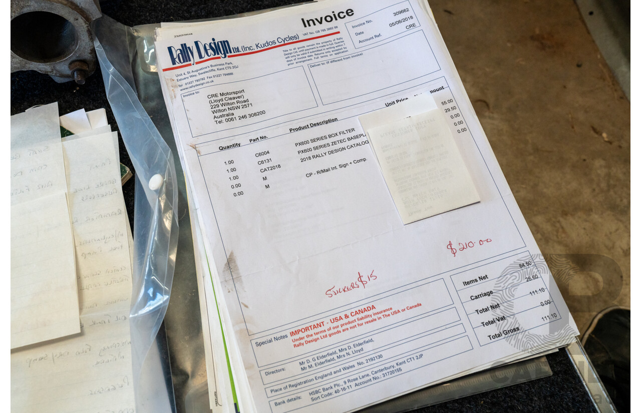 Circa 1969 Renmax F2/BN3 Race Car Yellow Alfa Romeo 1.6L - CAMS Logbooked