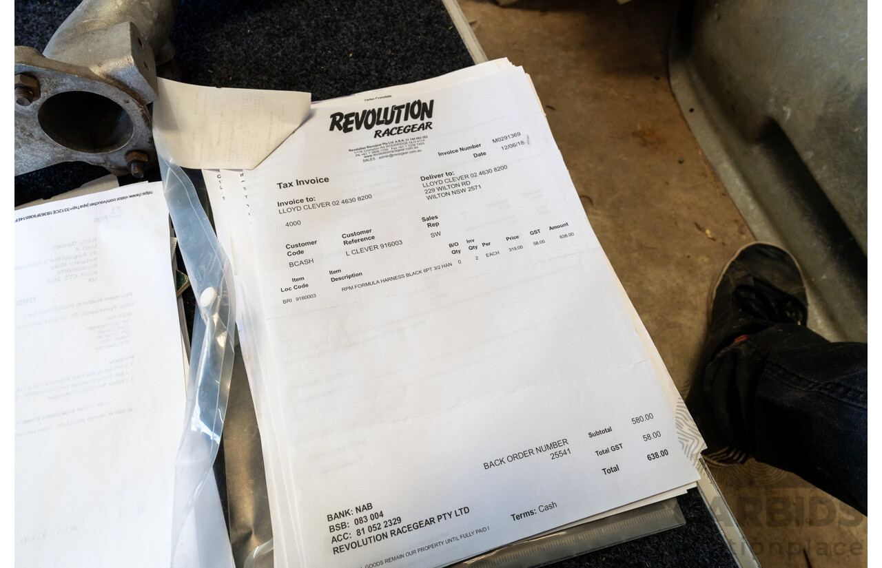 Circa 1969 Renmax F2/BN3 Race Car Yellow Alfa Romeo 1.6L - CAMS Logbooked