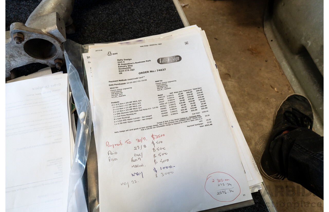 Circa 1969 Renmax F2/BN3 Race Car Yellow Alfa Romeo 1.6L - CAMS Logbooked