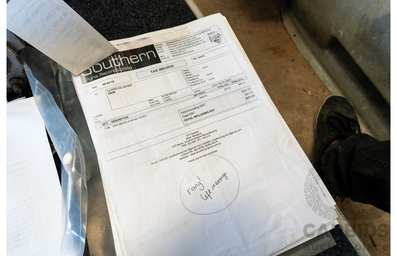 Circa 1969 Renmax F2/BN3 Race Car Yellow Alfa Romeo 1.6L - CAMS Logbooked