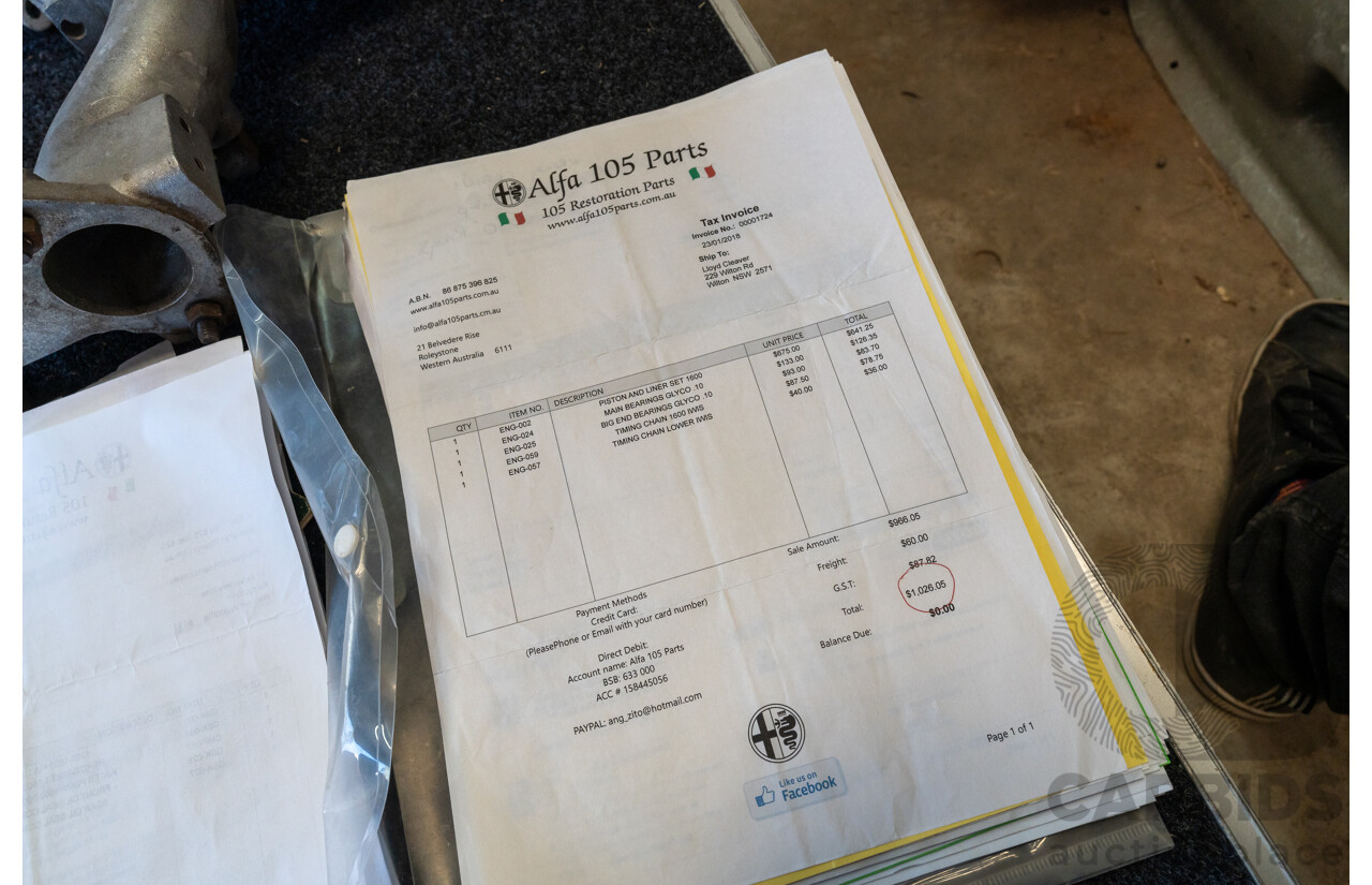 Circa 1969 Renmax F2/BN3 Race Car Yellow Alfa Romeo 1.6L - CAMS Logbooked