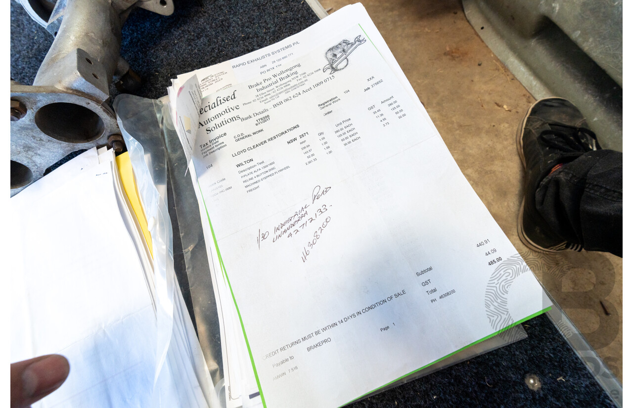 Circa 1969 Renmax F2/BN3 Race Car Yellow Alfa Romeo 1.6L - CAMS Logbooked