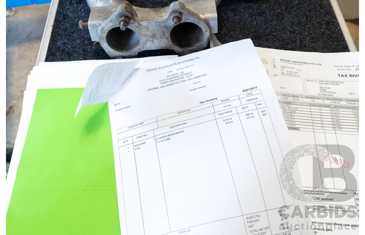 Circa 1969 Renmax F2/BN3 Race Car Yellow Alfa Romeo 1.6L - CAMS Logbooked