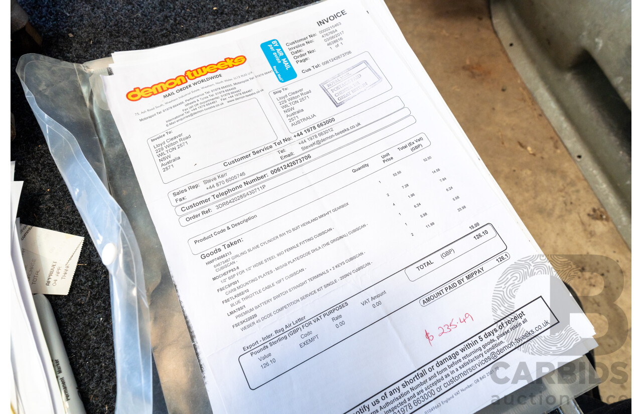 Circa 1969 Renmax F2/BN3 Race Car Yellow Alfa Romeo 1.6L - CAMS Logbooked