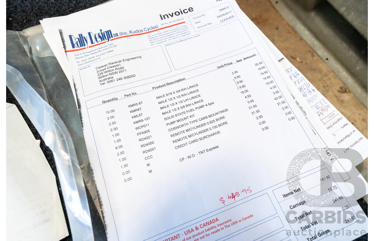 Circa 1969 Renmax F2/BN3 Race Car Yellow Alfa Romeo 1.6L - CAMS Logbooked